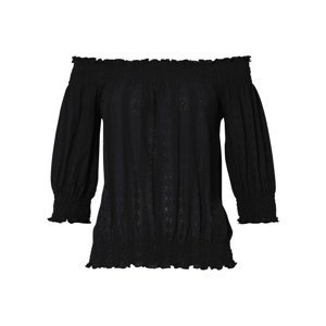 Bonprix BODYFLIRT Carmen tričko Barva: Černá, Mezinárodní velikost: M, EU velikost: 40/42