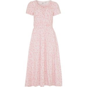 BONPRIX šaty s drobnými květy Barva: Růžová, Mezinárodní velikost: L, EU velikost: 44/46