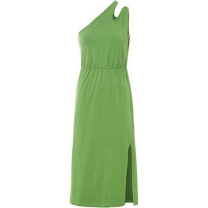 Bonprix RAINBOW šaty s rozparkem Barva: Zelená, Mezinárodní velikost: XS, EU velikost: 32/34