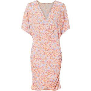 Bonprix BODYFLIRT šaty s drobnými květy Barva: Oranžová, Mezinárodní velikost: L, EU velikost: 44/46