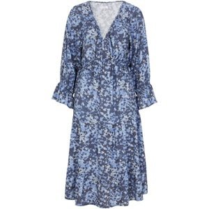 BONPRIX halenkové šaty Barva: Modrá, Mezinárodní velikost: L, EU velikost: 44