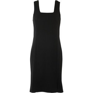 Bonprix BODYFLIRT šaty s rozparkem Barva: Černá, Mezinárodní velikost: M, EU velikost: 40/42