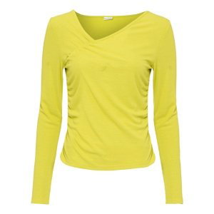 Bonprix BODYFLIRT tričko s řasením Barva: Zelená, Mezinárodní velikost: M, EU velikost: 40/42
