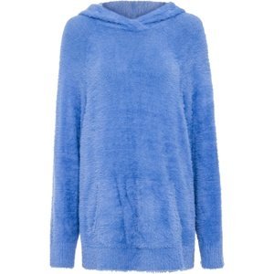 Bonprix RAINBOW příjemný svetr s kapucí Barva: Modrá, Mezinárodní velikost: XXL, EU velikost: 52/54