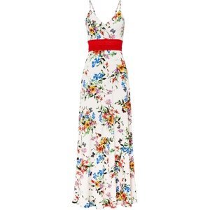Bonprix BODYFLIRT šaty s květy Barva: Bílá, Mezinárodní velikost: S, EU velikost: 36/38