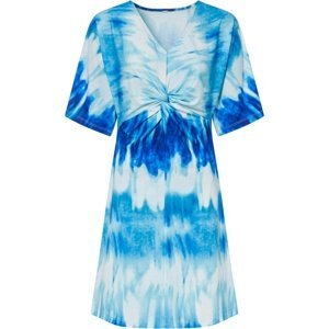 Bonprix BODYFLIRT batikované šaty Barva: Modrá, Mezinárodní velikost: XL, EU velikost: 48/50