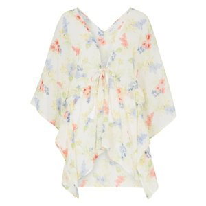 Bonprix BPC SELECTION plážové kimono Barva: Bílá, Mezinárodní velikost: L, EU velikost: 44/46