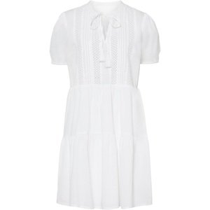 Bonprix BODYFLIRT halenkové šaty Barva: Bílá, Mezinárodní velikost: L, EU velikost: 44