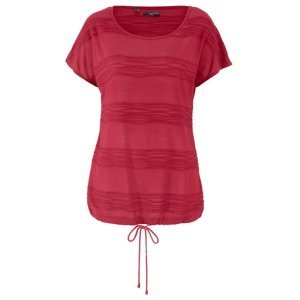 BONPRIX tričko se šňůrkou Barva: Červená, Mezinárodní velikost: L, EU velikost: 44/46