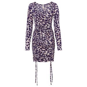 Bonprix BODYFLIRT šaty se vzorem Barva: Fialová, Mezinárodní velikost: XL, EU velikost: 48/50