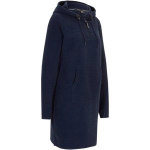BONPRIX flísové mikinové šaty s kapucí Barva: Modrá, Mezinárodní velikost: L, EU velikost: 44/46