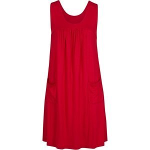 BONPRIX šaty s kapsami Barva: Červená, Mezinárodní velikost: XXL, EU velikost: 52/54
