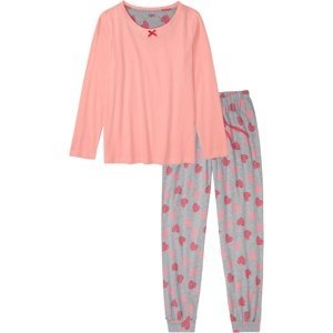 BONPRIX pyžamo s potiskem Barva: Růžová, Mezinárodní velikost: XL, EU velikost: 48/50