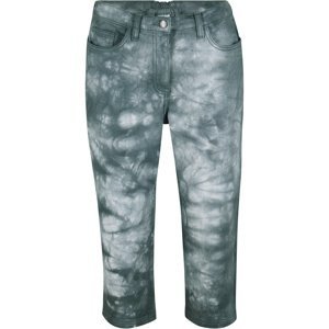 BONPRIX capri batikované kalhoty Barva: Šedá, Mezinárodní velikost: L, EU velikost: 44