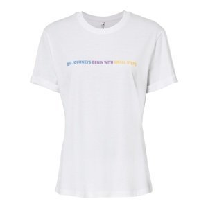 Bonprix RAINBOW tričko s potiskem Barva: Bílá, Mezinárodní velikost: XL, EU velikost: 48/50