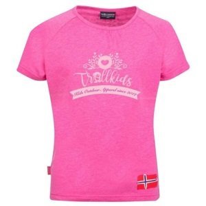 jiná značka TROLLKIDS "Girls Heritage T" tričko Barva: Růžová, Velikost: 92