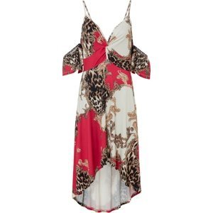 Bonprix BODYFLIRT šaty s prodlouženým zadním dílem Barva: Růžová, Mezinárodní velikost: XL, EU velikost: 48/50