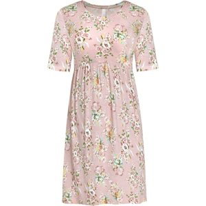 Bonprix RAINBOW šaty s květy Barva: Růžová, Mezinárodní velikost: L, EU velikost: 44/46