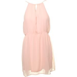 jiná značka NA-KD »Halterneck Chiffon Mini« šifonové šaty< Barva: Růžová, Mezinárodní velikost: M, EU velikost: 40