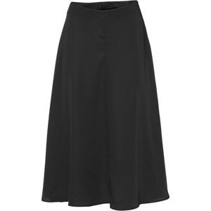 Bonprix BODYFLIRT saténová sukně Barva: Černá, Mezinárodní velikost: XL, EU velikost: 50