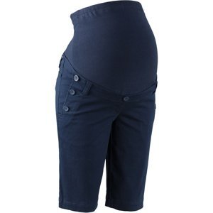 BONPRIX těhotenské šortky Barva: Modrá, Mezinárodní velikost: L, EU velikost: 44