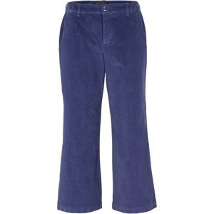 Bonprix BPC SELECTION manšestrové 7/8 kalhoty Barva: Modrá, Mezinárodní velikost: M, EU velikost: 40