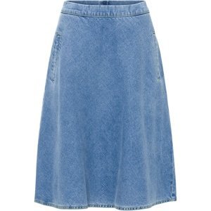 Bonprix RAINBOW riflová sukně Barva: Modrá, Mezinárodní velikost: L, EU velikost: 44