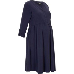 BONPRIX těhotenské šaty Barva: Modrá, Mezinárodní velikost: XL, EU velikost: 48/50