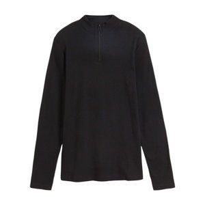 BONPRIX tričko se zipem Barva: Černá, Mezinárodní velikost: M, EU velikost: 40/42