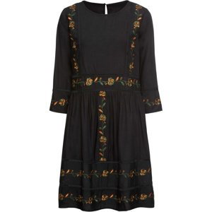 Bonprix RAINBOW halenkové šaty Barva: Černá, Mezinárodní velikost: L, EU velikost: 44