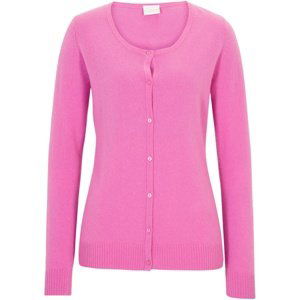 Bonprix BPC SELECTION vlněný svetr s podílem kašmíru Barva: Růžová, Mezinárodní velikost: S, EU velikost: 36/38