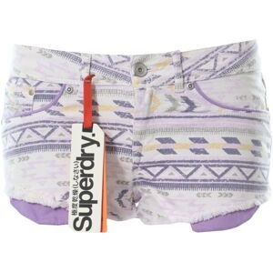 SUPERDRY »Raw Edge Hotpant« riflové šortky< Barva: Bílá, Mezinárodní velikost: M