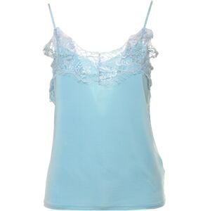 jiná značka SOAKED»SL Clara Singlet« krajkový top< Barva: Modrá, Mezinárodní velikost: M