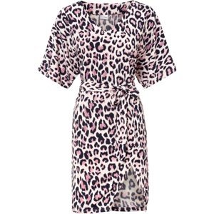 Bonprix BODYFLIRT šaty s leopardím vzorem Barva: Bílá, Mezinárodní velikost: M, EU velikost: 40