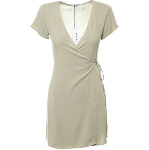 jiná značka NA-KD »Wrap Mini Dress« zavinovací šaty< Barva: Zelená, Mezinárodní velikost: S, EU velikost: 36