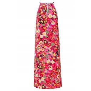 Bonprix BODYFLIRT vzorované šaty na ramínka Barva: Růžová, Mezinárodní velikost: S, EU velikost: 36