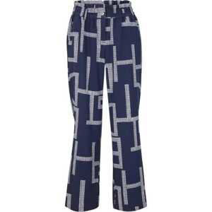 BONPRIX pohodlné kalhoty Barva: Modrá, Mezinárodní velikost: L, EU velikost: 42