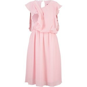 BONPRIX těhotenské šaty z šifonu Barva: Růžová, Mezinárodní velikost: M, EU velikost: 40/42