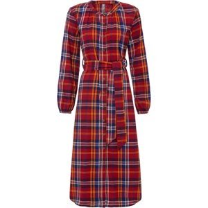 Bonprix RAINBOW halenkové flanelové šaty Barva: Červená, Mezinárodní velikost: L, EU velikost: 44