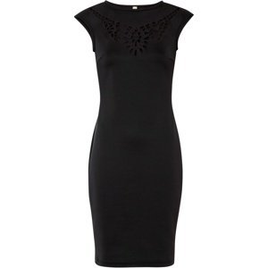 Bonprix BODYFLIRT šaty s prostřihy Barva: Černá, Mezinárodní velikost: M, EU velikost: 40/42