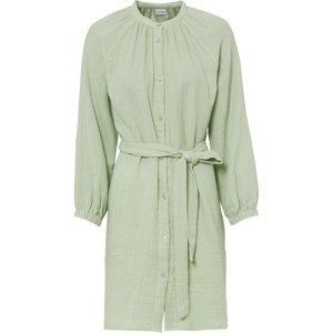 Bonprix BODYFLIRT košilové šaty s páskem Barva: Zelená, Mezinárodní velikost: L, EU velikost: 46