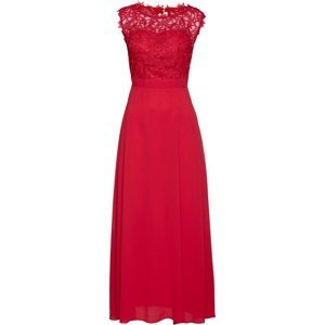 Bonprix BPC SELECTION dlouhé šaty s krajkou Barva: Červená, Mezinárodní velikost: M, EU velikost: 42
