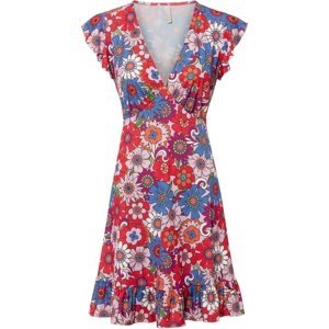 Bonprix BODYFLIRT krátké šaty s květy Barva: Multikolor, Mezinárodní velikost: S, EU velikost: 36/38