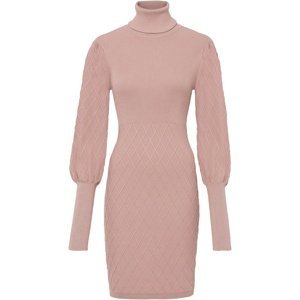 Bonprix BODYFLIRT pletené šaty Barva: Růžová, Mezinárodní velikost: M, EU velikost: 40/42