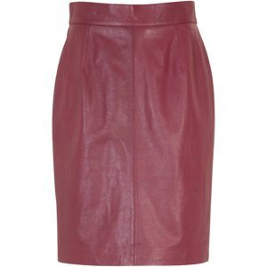 Bonprix BPC SELECTION kožená sukně Barva: Červená, Mezinárodní velikost: XXL, EU velikost: 52