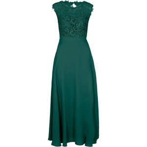 Bonprix BPC SELECTION dlouhé šaty s krajkou Barva: Zelená, Mezinárodní velikost: XXL, EU velikost: 54