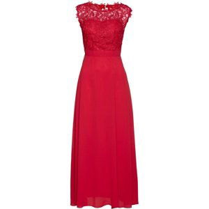 Bonprix BPC SELECTION dlouhé šaty s krajkou Barva: Červená, Mezinárodní velikost: M, EU velikost: 40