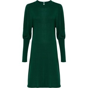 Bonprix BODYFLIRT pletené šaty Barva: Zelená, Mezinárodní velikost: XL, EU velikost: 48/50