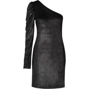 Bonprix RAINBOW třpytivé sametové šaty Barva: Černá, Mezinárodní velikost: L, EU velikost: 44/46