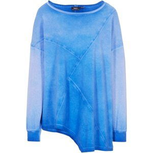 BONPRIX tričko s asymetrickým střihem Barva: Modrá, Mezinárodní velikost: M, EU velikost: 40/42